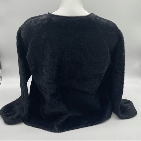 NWT MAX STUDIO Faux Fur Soft Open Cardigan SMALL - Picture 6 of 15